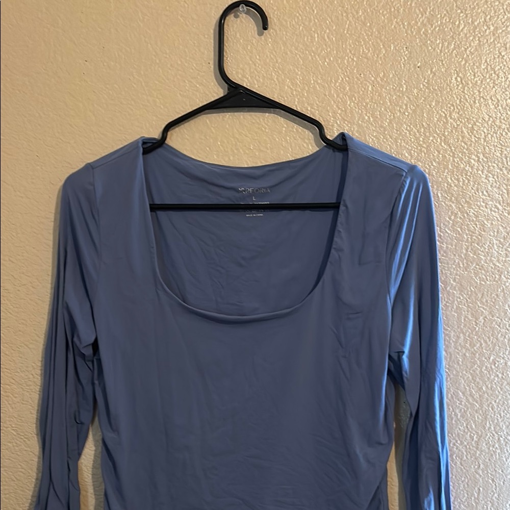 ReoRia Blue Fitted Blouse